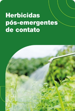 Herbicidas pós-emergentes de contato