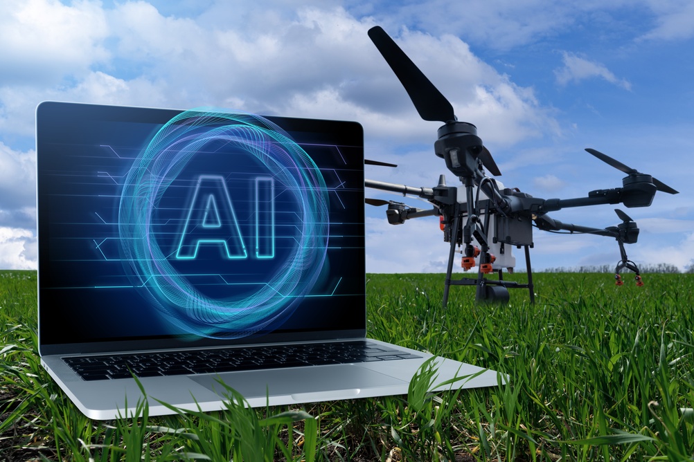 Análise digital de patologia em folha de soja através de Inteligência Artificial no campo e agricultura preditiva.